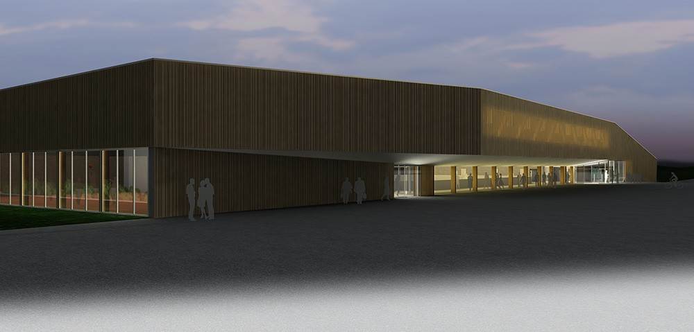 Concours d'architecture pour la construction d'une salle de gym.